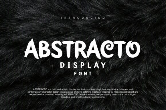 Abstracto Display Font By Eko Kurniawan