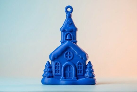 Christmas Fireplace STL File for 3D Printing – Festive Holiday Decor - Image 6