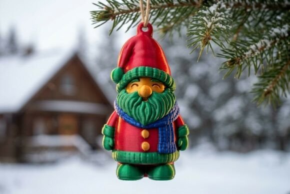 North Pole Sign STL File – 3D Printable Christmas Decoration for Village Scenes - Image 13