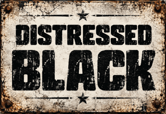 Distressed Black