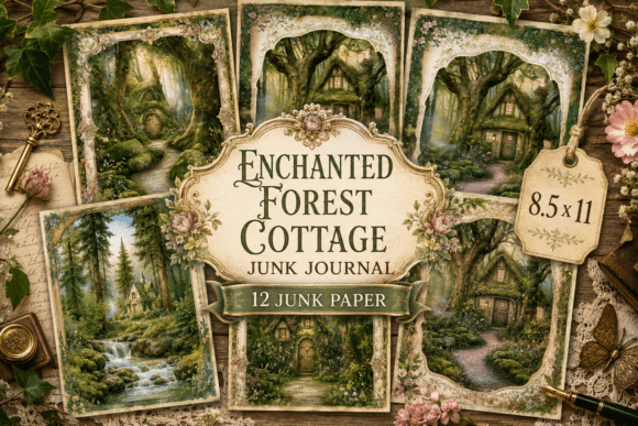 Enchanted Forest Cottage Junk Journal
