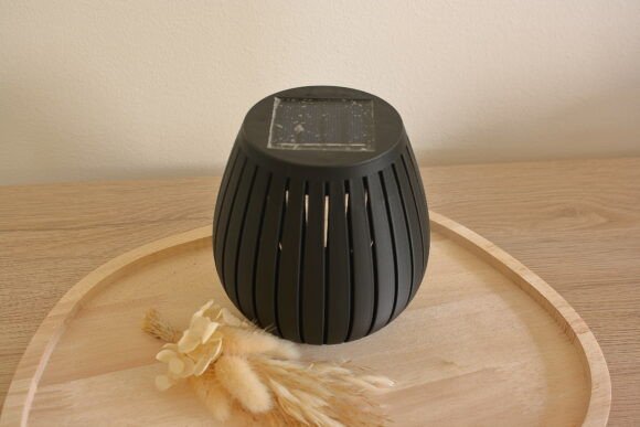 Stripe Garden Torch 3D Print File – PETG Table Light & Solar Lamp Holder - Image 2