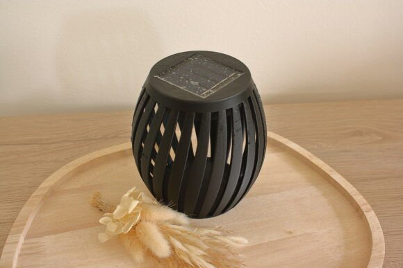 Garden Torch Twist – 3D Printing File for Outdoor Table Light and Solar Lamp Holder - Image 2