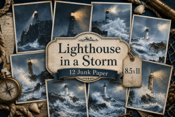 Lighthouse in a Storm