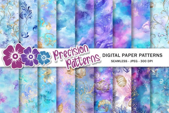 Mermaid Dreams Digital Paper