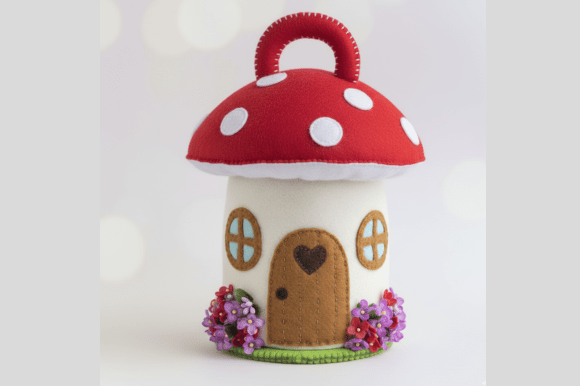 Mushroom Fairy Dollhouse Sewing Pattern
