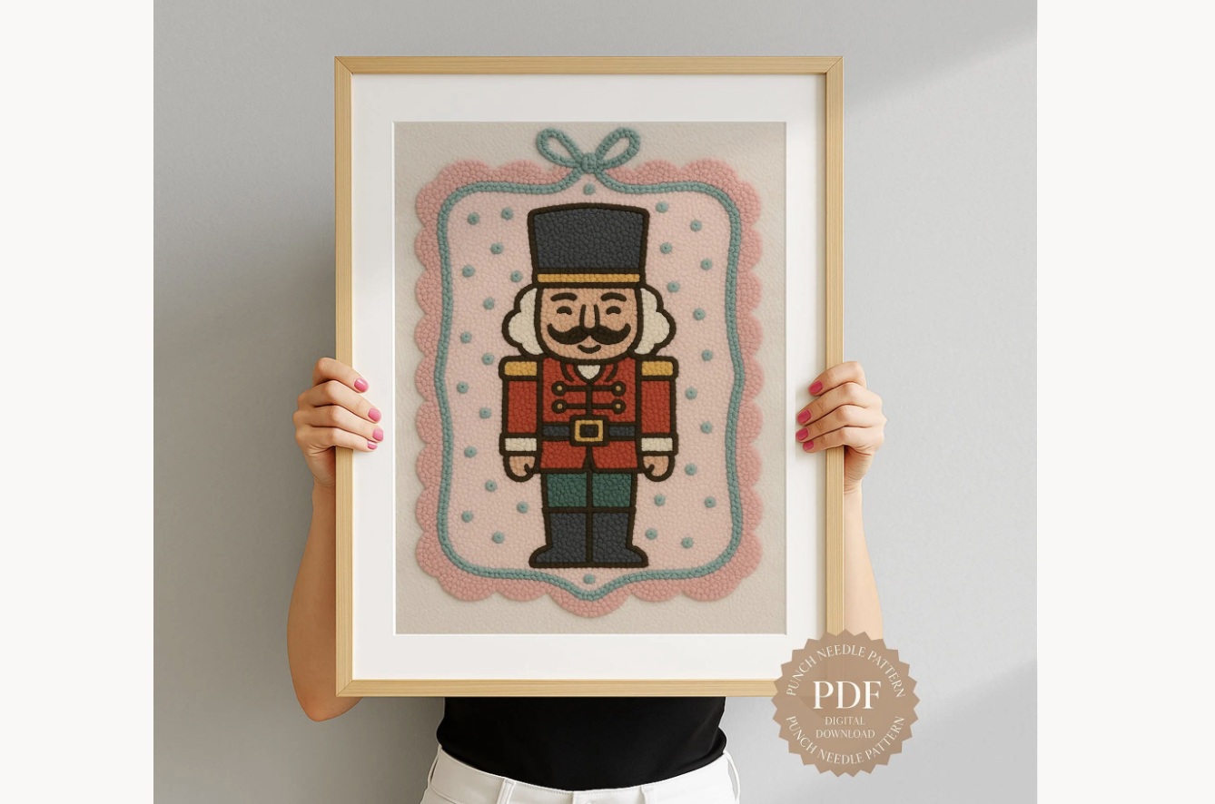 Nutcracker Punch Needle Pattern