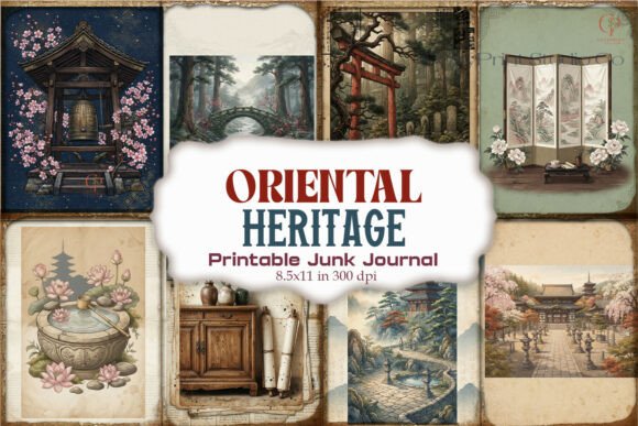 Oriental Heritage Scenery Junk Journal