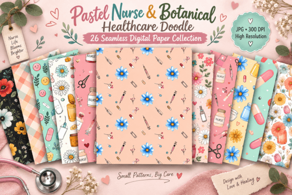 Pastel Nurse & Botanical Healthcare