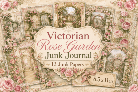 Victorian Rose Garden Junk Journal