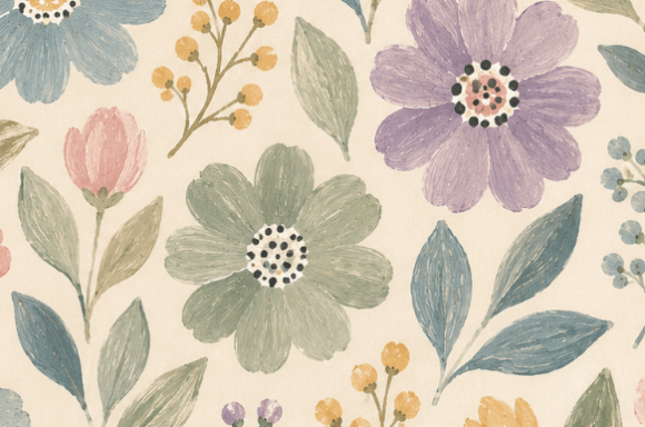Vintage Floral Seamless Pattern