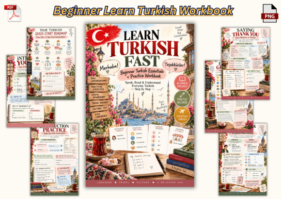 Beginner Learn Turkish Workbook