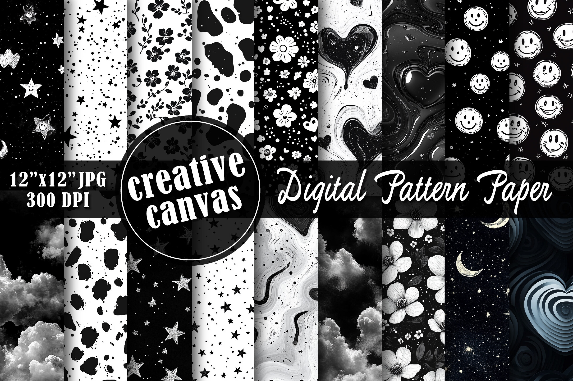 Celestial Seamless Patterns