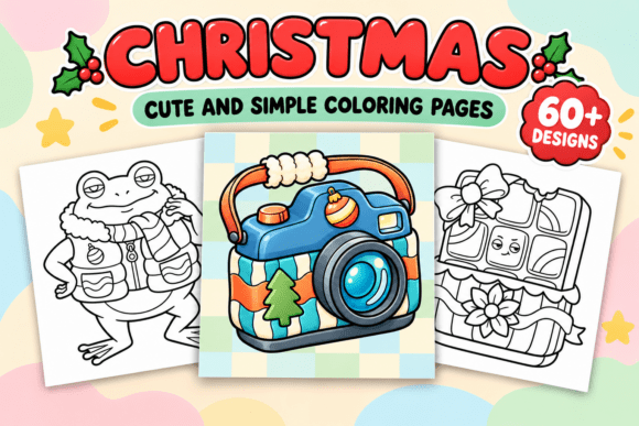 Christmas Coloring Pages for Kids #2