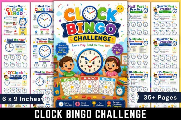 Clock Bingo Challenge