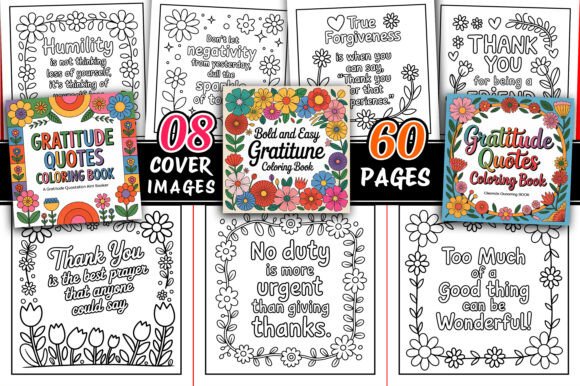 Gratitude Quotes Coloring Pages