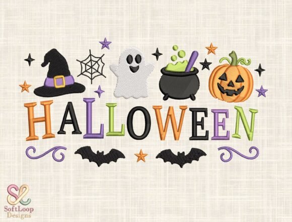 HALLOWEEN Embroidery Design