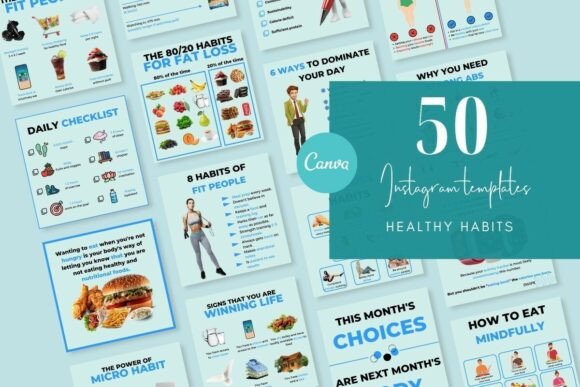 HEALTHY HABITS Social Media Post