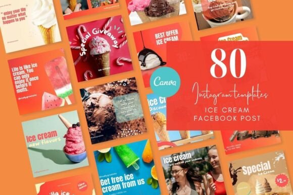 Ice Cream Facebook Post