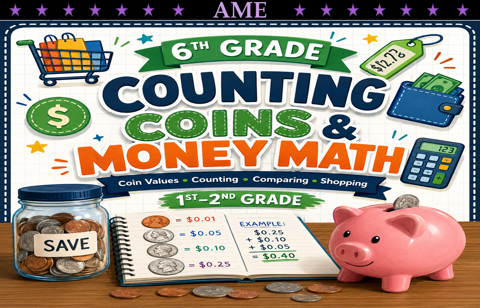 Money Worksheets 1st & 2nd Grade | Count