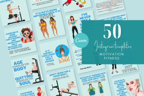 Motivation Fitness Social Media Post