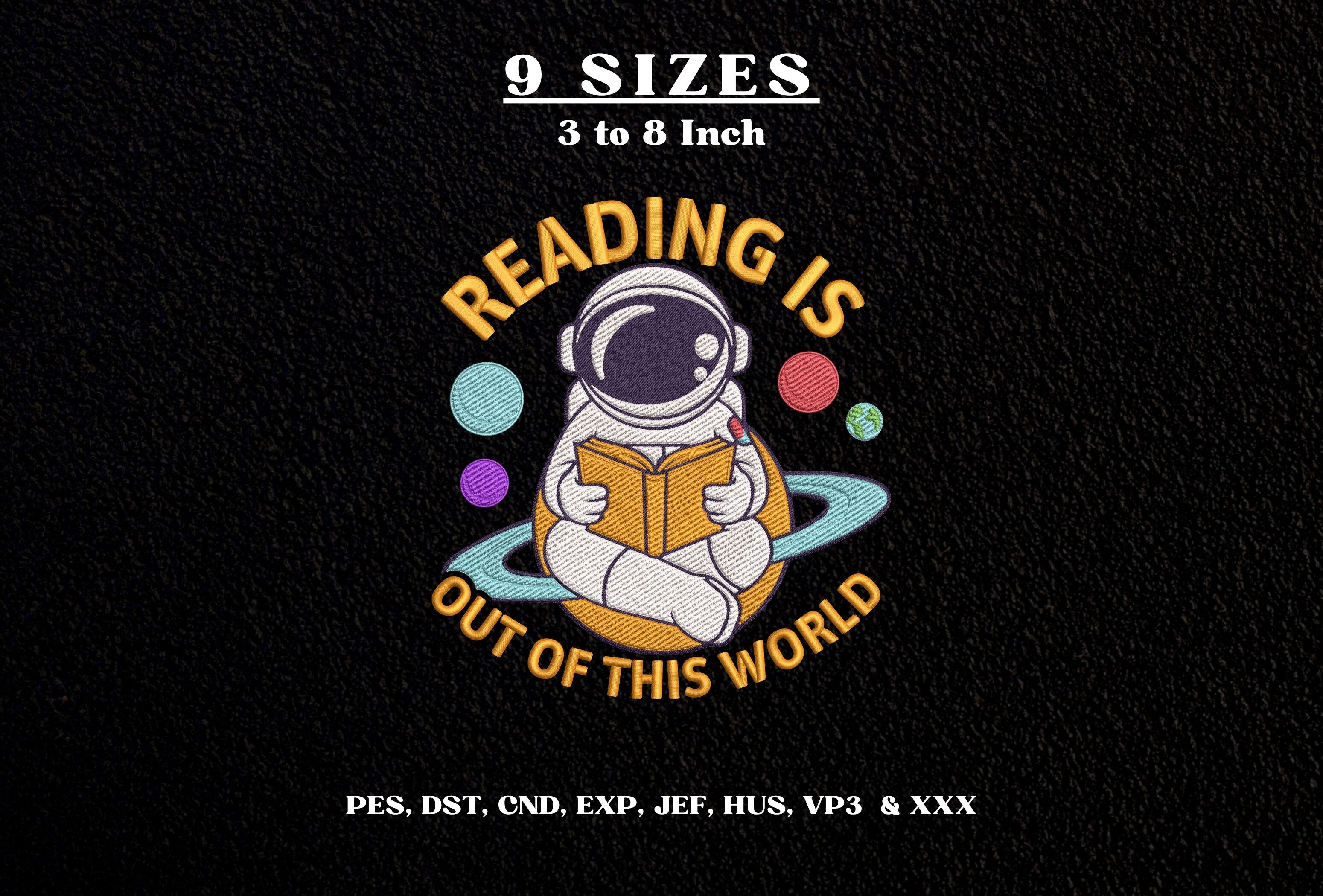 Reading is out of This World Astronaut
