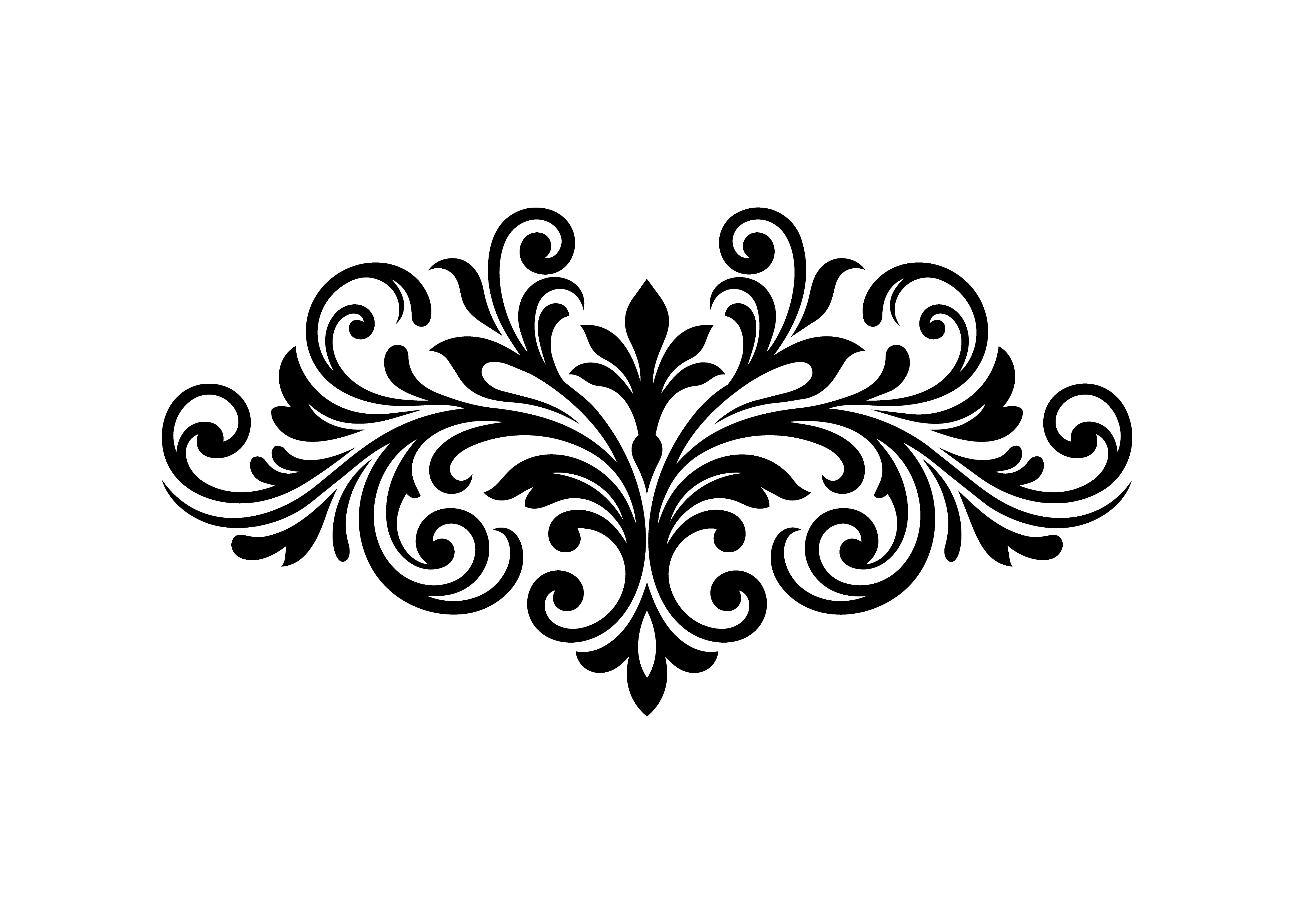 Royal Acanthus Flourish Divider SVG