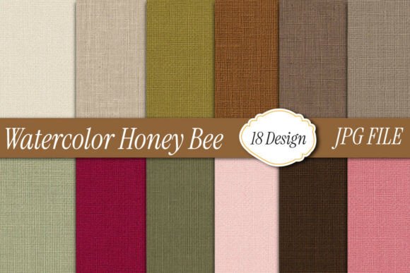 Seamless Linen Textures Digital Paper