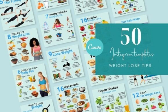 Weight Lose Tips Social Media Post