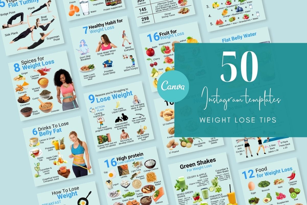 Weight Lose Tips Social Media Post