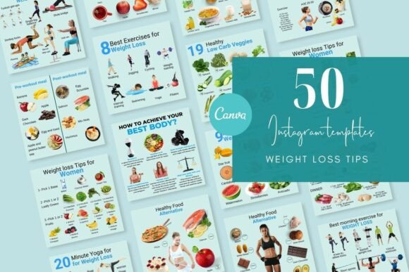 Weight Loss Tips Social Media Post
