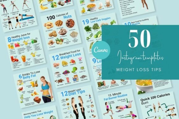Weight Loss Tips Social Media Post
