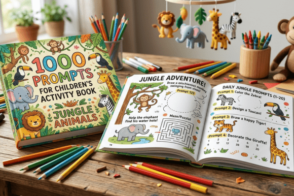 1000 Prompt for Children's Jungle Animal