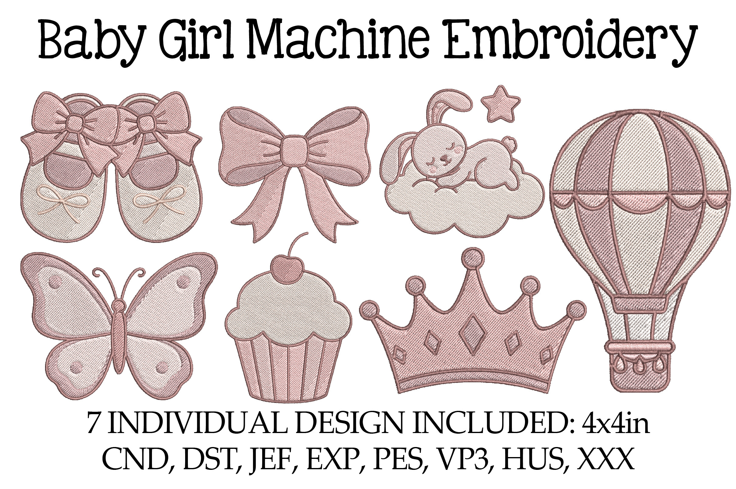 Baby Girl Machine Embroidery