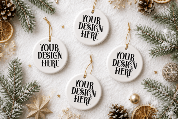 Christmas Ornament Mockup