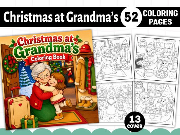 Christmas at Grandma’s Coloring Book