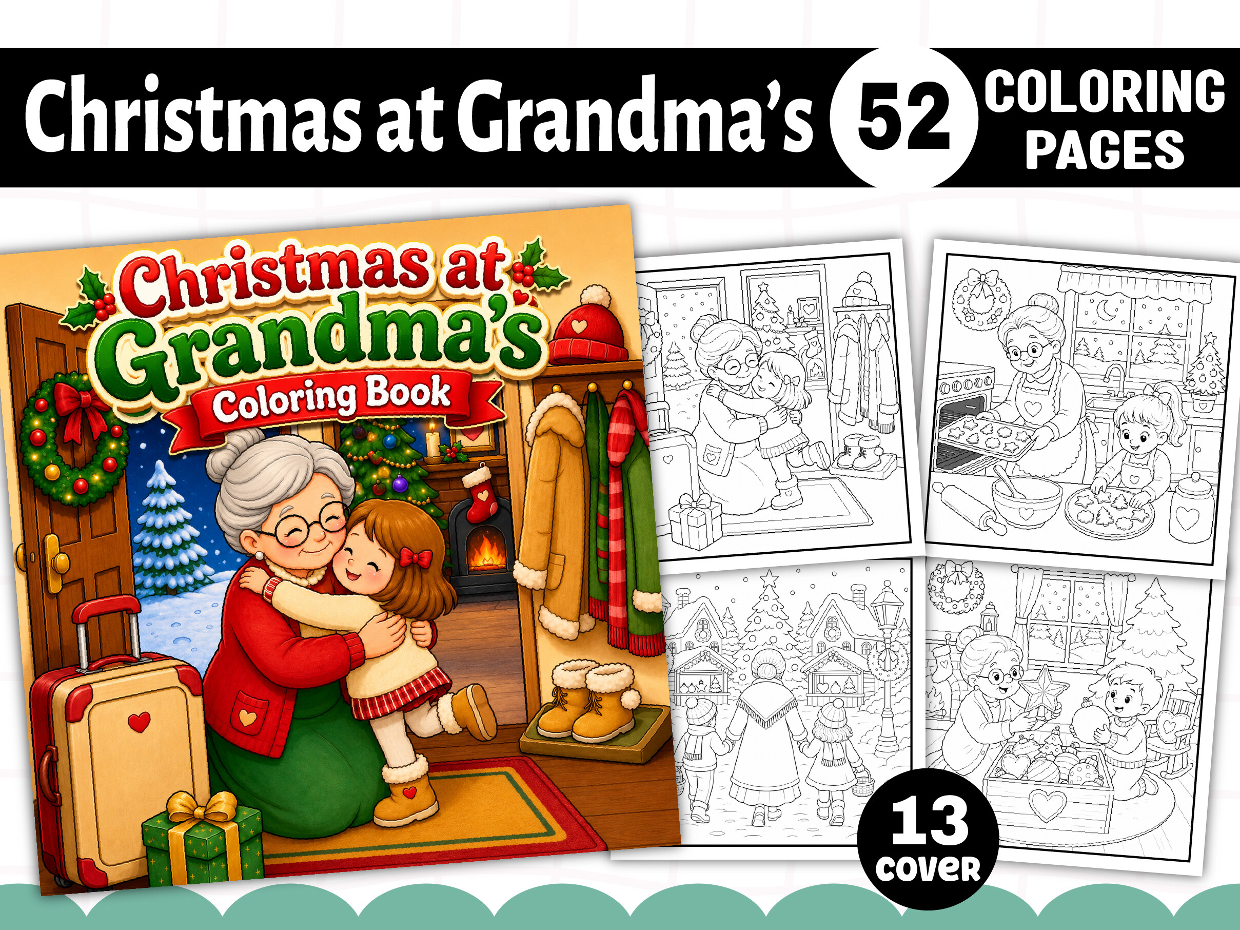 Christmas at Grandma’s Coloring Book