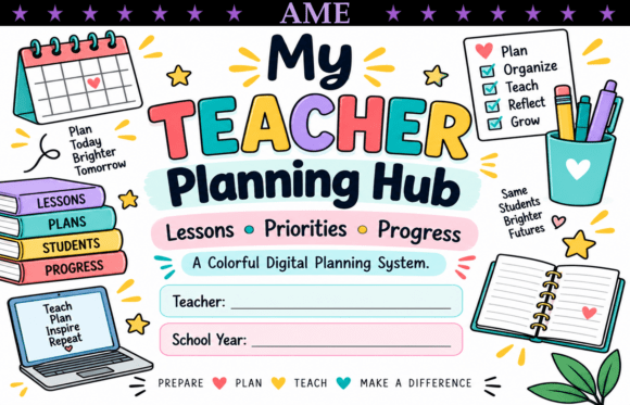 Digital Teacher Planner | Weekly Lesson