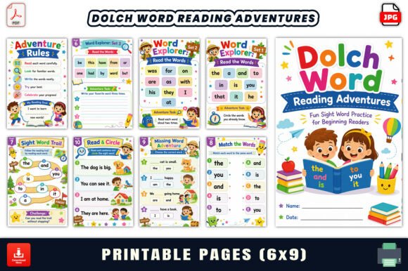Dolch Word Reading Adventures