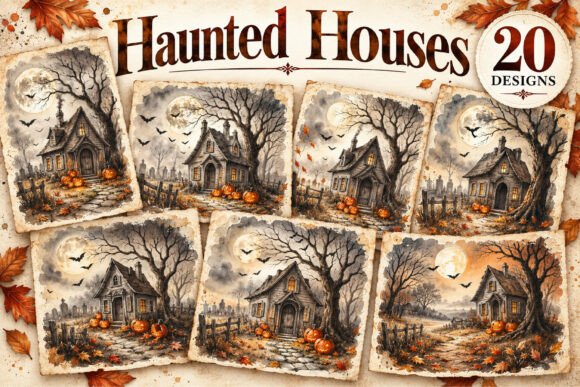 Haunted Houses Junk Journal