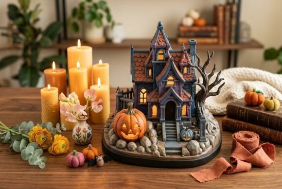 Happy Halloween STL 3D Print File | Spooky Ghost & Pumpkin Decor - Image 5