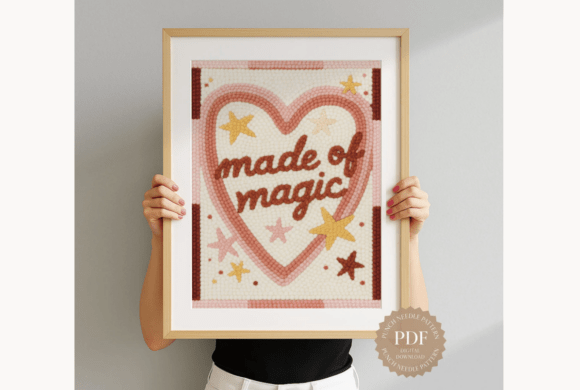 Made of Magic Punch Needle Pattern