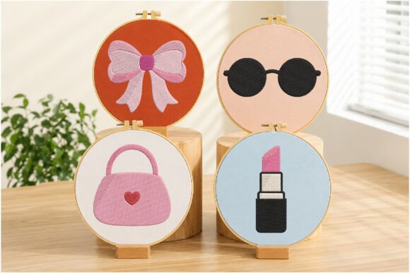 Makeup Machine Embroidery Bundle