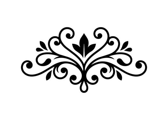 Ornate Element SVG Laser Cut