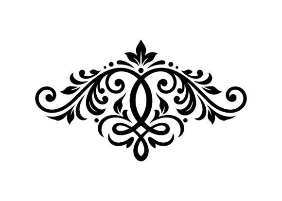 Premium Ornate Element SVG Cut