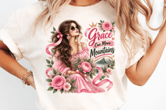 Grace Can Move Mountains, Grace Png, Graphic Illustrations By CraftLab Digital