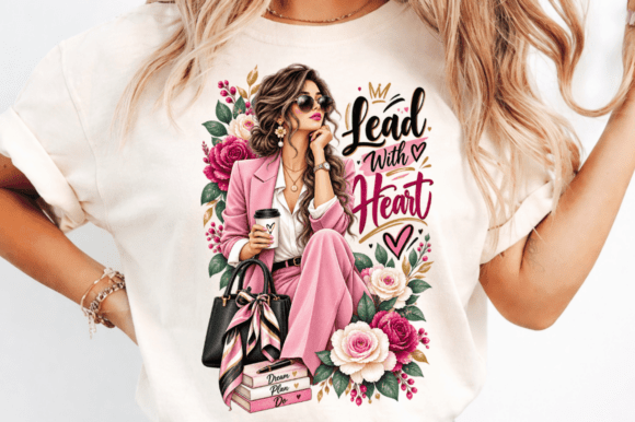 Lead with Your Heart, Lead with Png Graphic Illustrations By CraftLab Digital