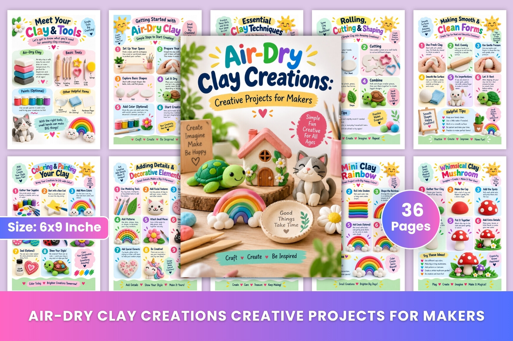 Air-Dry Clay Creations Creative Projects