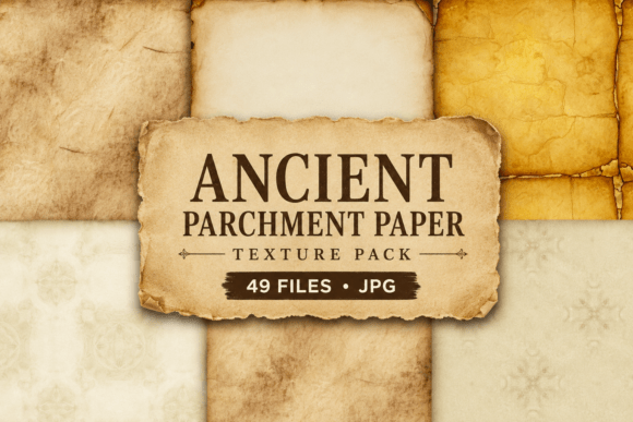 Ancient Parchment Paper Texture Vintage