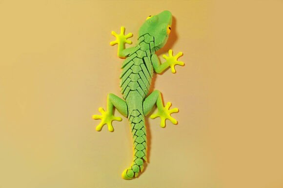Articulated Gecko Lizard STL – Print-in-Place Flexible 3D Print - Image 3